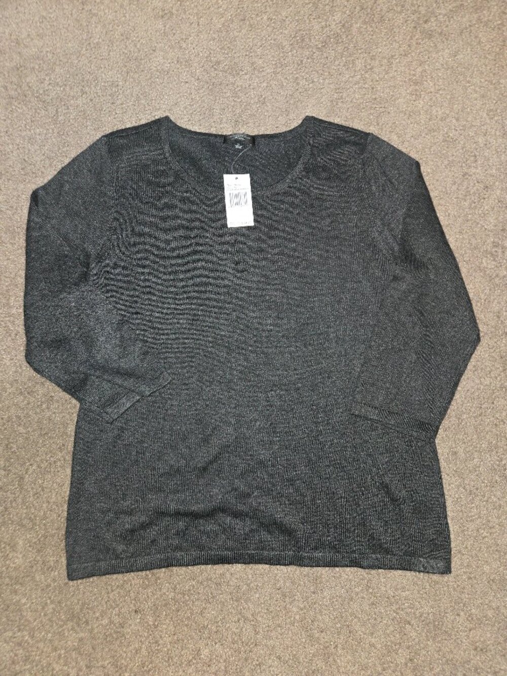 Spense Knits Women's 3/4 sleeve sweater size XL